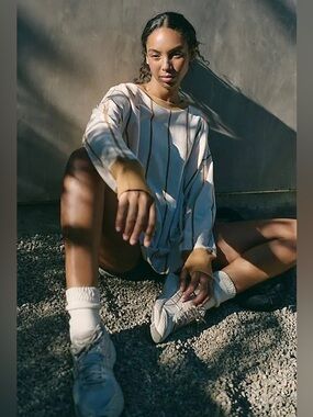 NWT FP Movement By Free People Tops Nwt Free People Home Game Stripe Layer Top